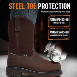 work boot size 9 and 8/5