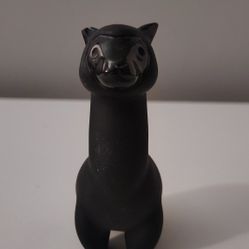 Black Obsidian Llama Figurine