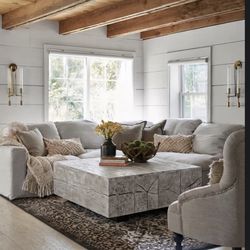 Z Gallerie Timber Coffee Table