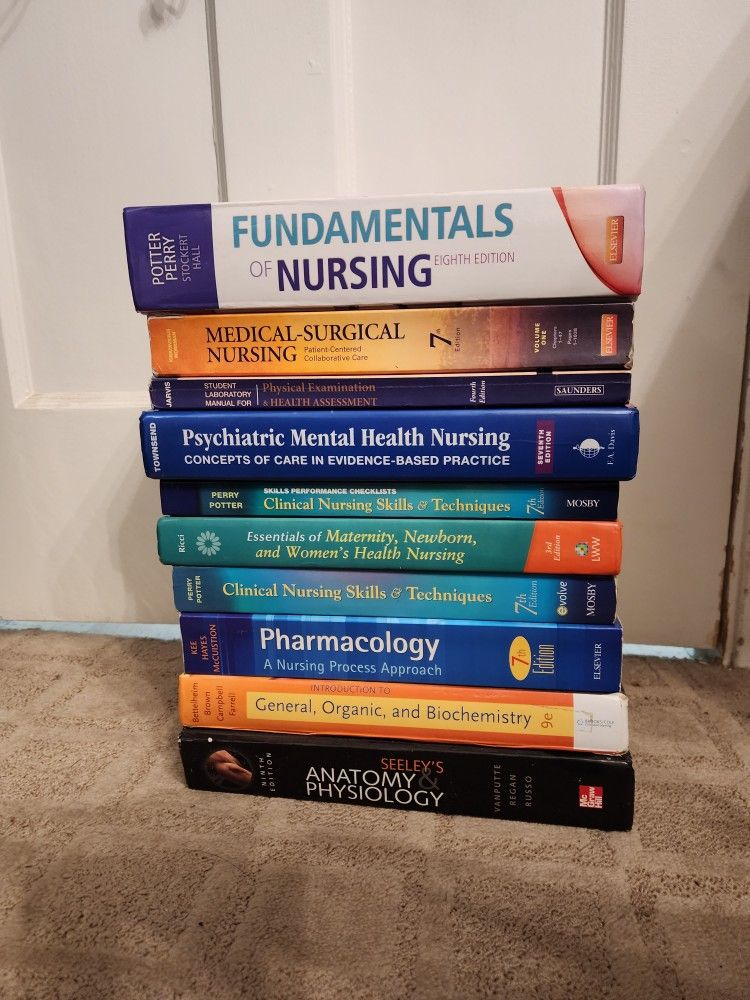 Nursing And Anatomy Text Books