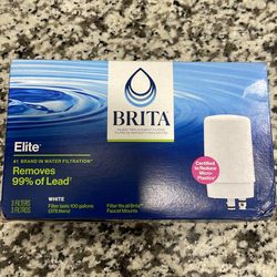 Elite Brita Faucet Mount Water Filter Replacements (3)