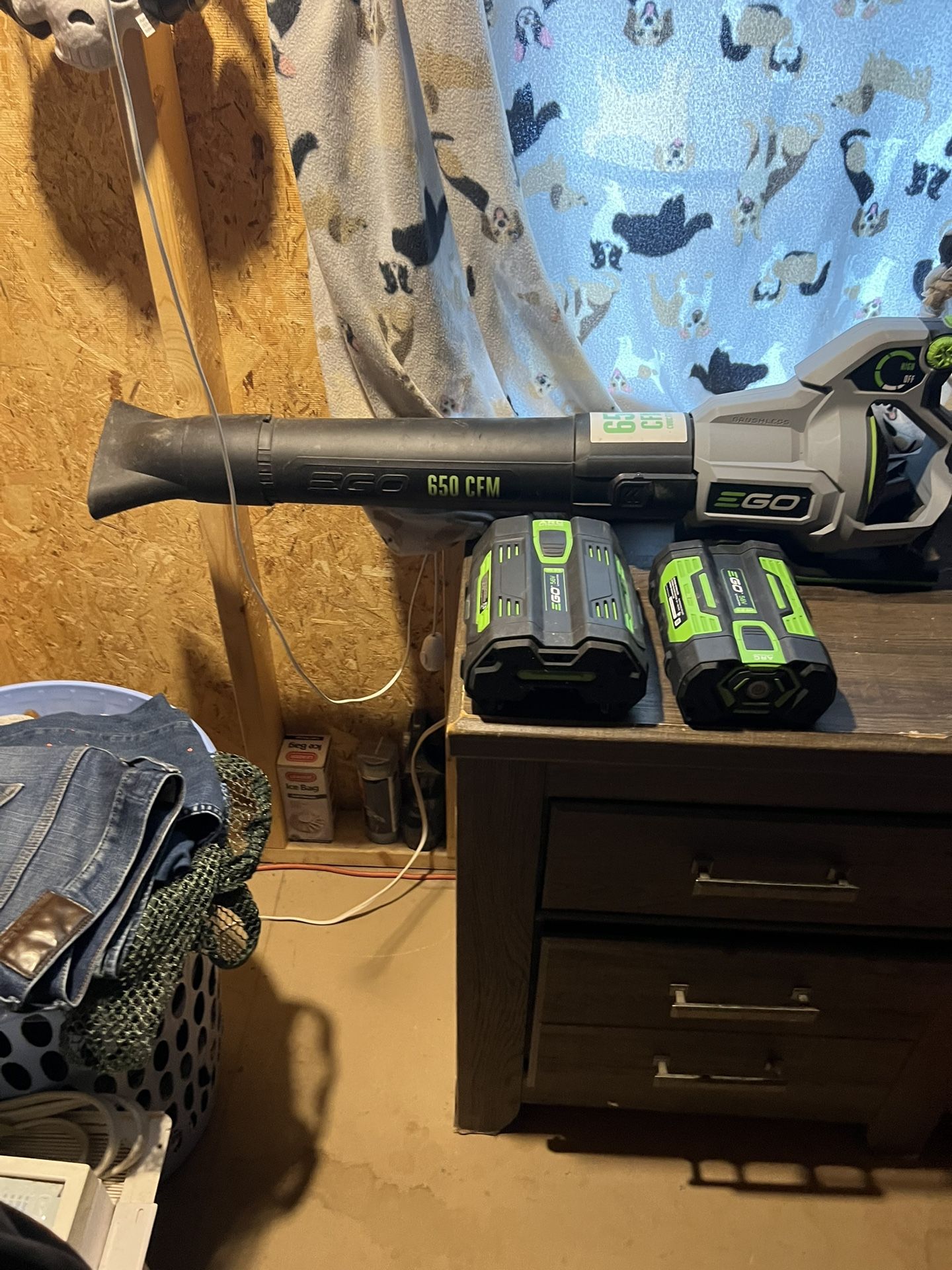 EGO Electric Ion Lithium Powered 54v Leaf Blower W/ Extra Battery