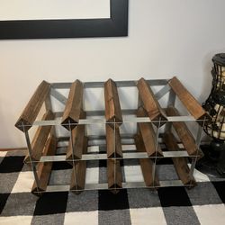 Wooden Tabletop Wine Rack