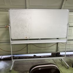 Double Sided Whiteboard + Markers
