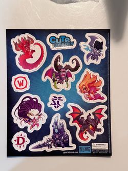 Loot Crate Exclusive Cute But Deadly Magnet Set of 11 Blizzard Overwatch