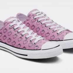 Converse Chuck Taylor All-Star Ox Hello Kitty Pink Size Men 3 and Women 5 $75each