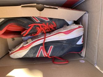 Metal Men’s baseball cleats size 12 and 13 $35 for the two new pairs $20 for the used pair
