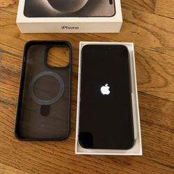 Apple IPhone 15 Pro Max 256 GB with Case and Screen Protector 