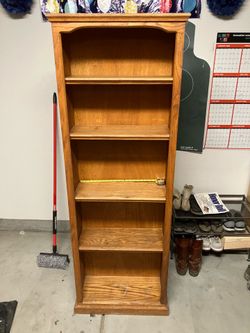 Wooden Bookshelf