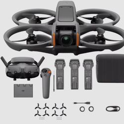 DJI Avata 2 Fly More Combo Camera Drone 3 Batteries + RC Motio 3 + Goggles 