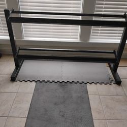 52" Two-tier Dumbbell Rack 