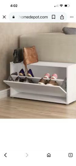 Shoe cabinet white