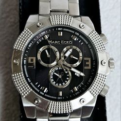 Marc Ecko Men’s Watch Steel Swiss Parts M18513G1