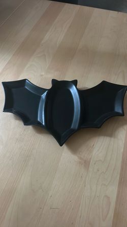 Black Bat-Shaped Serving Tray
