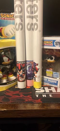 SHADOW TOYS AND SONIC POSTERS