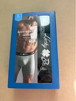 $8.00 , 3 packs Lucky Brand size XL, men’s cotton boxer briefs