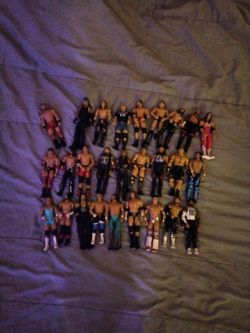 Wrestling figure collection