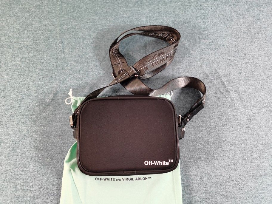 Off-White Nylon Crossbody Bag