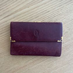 Cartier Leather Trifold Wallet