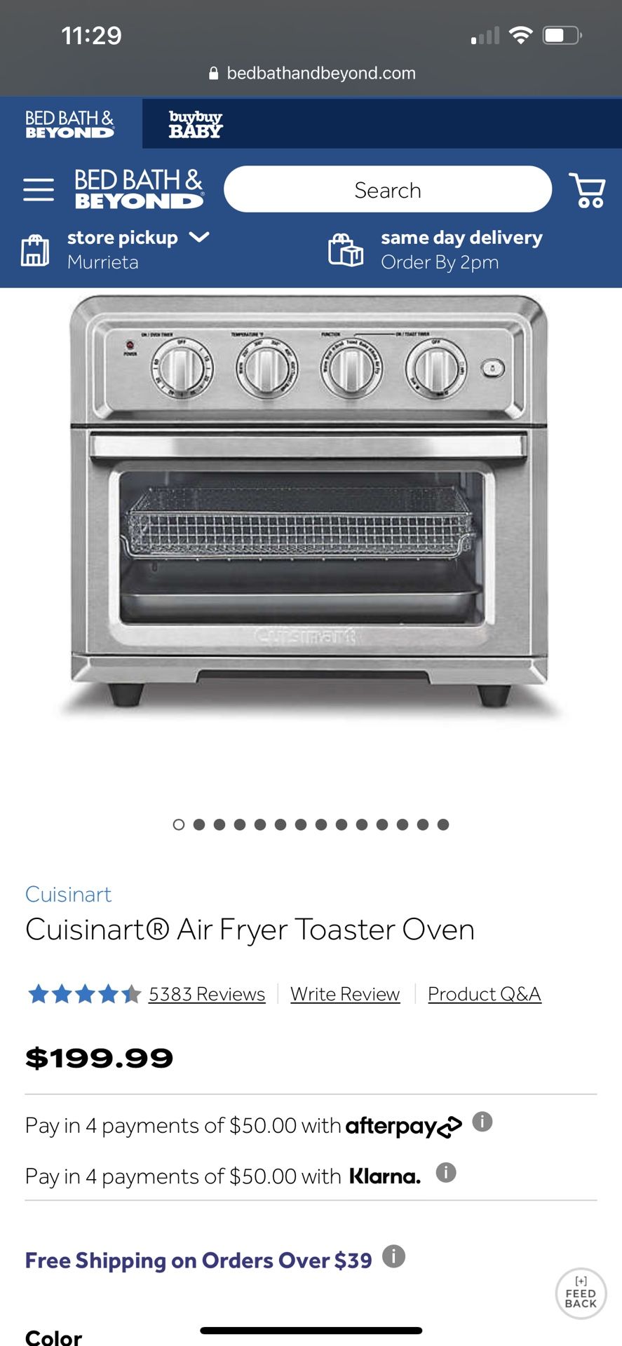 Air Fryer Toaster Toaster Oven for Sale in Murrieta CA OfferUp