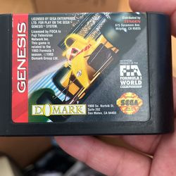 Sega Genesis Formula One