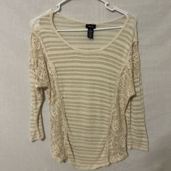 Route 21 cream shirt