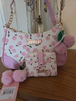 Pink cherries juicy couture shoulder bag