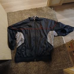 Air Jordan III 3 Black Cement Jacket/ Windbreaker Elephant Print
