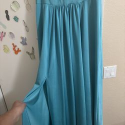 Long Blue Dress 