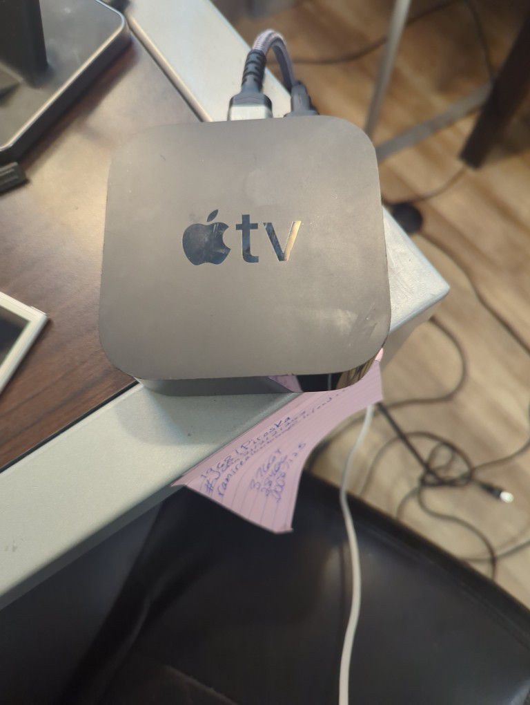 An Apple TV Box (3rd Gen I Believe)