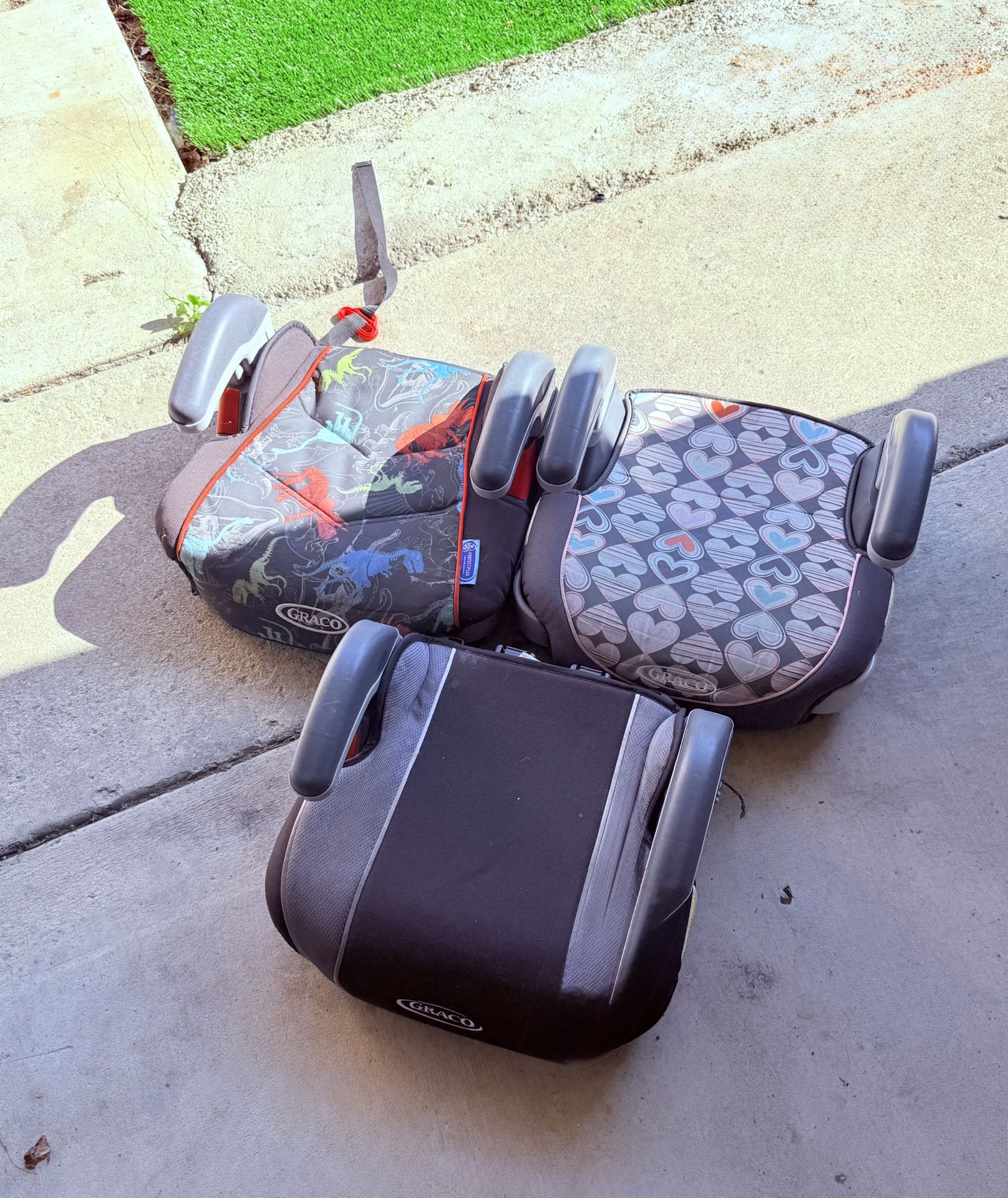 car seat (set of 3)