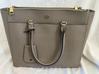 Tory Burch Robinson Double-Zip Shoulder/ Tote Bag