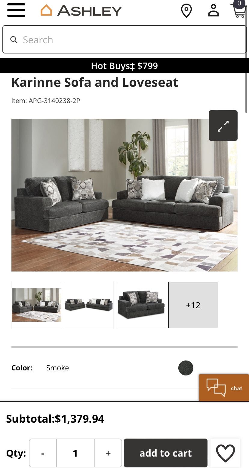 BRAND NEW! Karinne Ashley Sofa or Loveseat