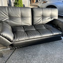 Black Convertible Futon Sofa