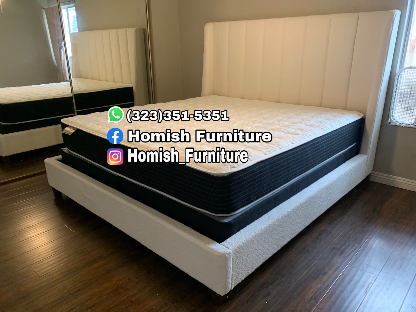 $699 Brand New King Bed Frame With Mattress (read description) Home & Garden