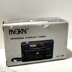 Meikai AW-4398 Switchable Panorama 35mm Film Camera w Box Vintage Compact