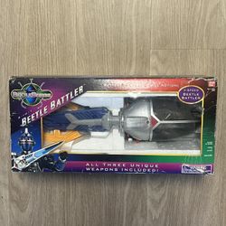 Vintage Big Bad Beetleborgs Beetle Battler 3 in 1 Bandai 1996 Saban Collectible Toy