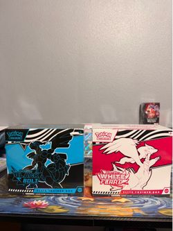 Pokemon Etb Black Bolt and White Flare