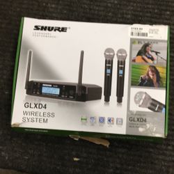 Shure GLXD4 Wireless System With 2 Mics