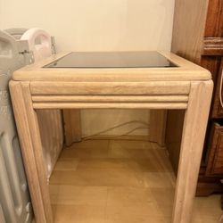 Wood&glass Mini Table