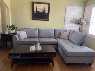 Light Gray Sectional Couch