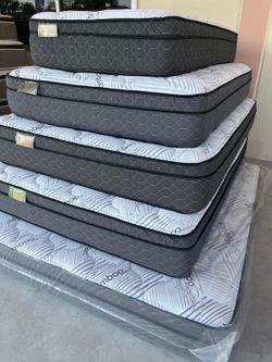 Colchones white bamboo pillow top prmier
