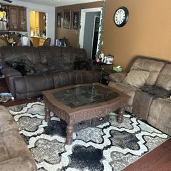 🔥 Living Room Furniture Set – Recliners, Coffee Table, Chest – Bundle or Separate!