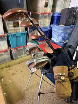 **ORIGINAL** Taylormade Burner oversized irons with Taylormade titanium woods and Ti Bubble 2 driver.