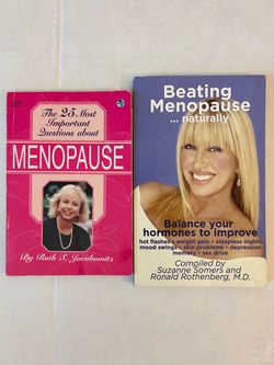 Lot of 2 Menopause Paperback Books