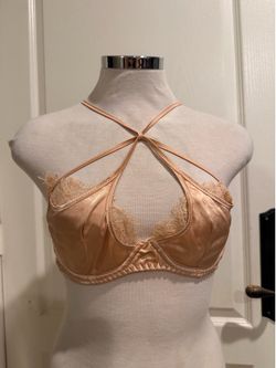 Satin bra