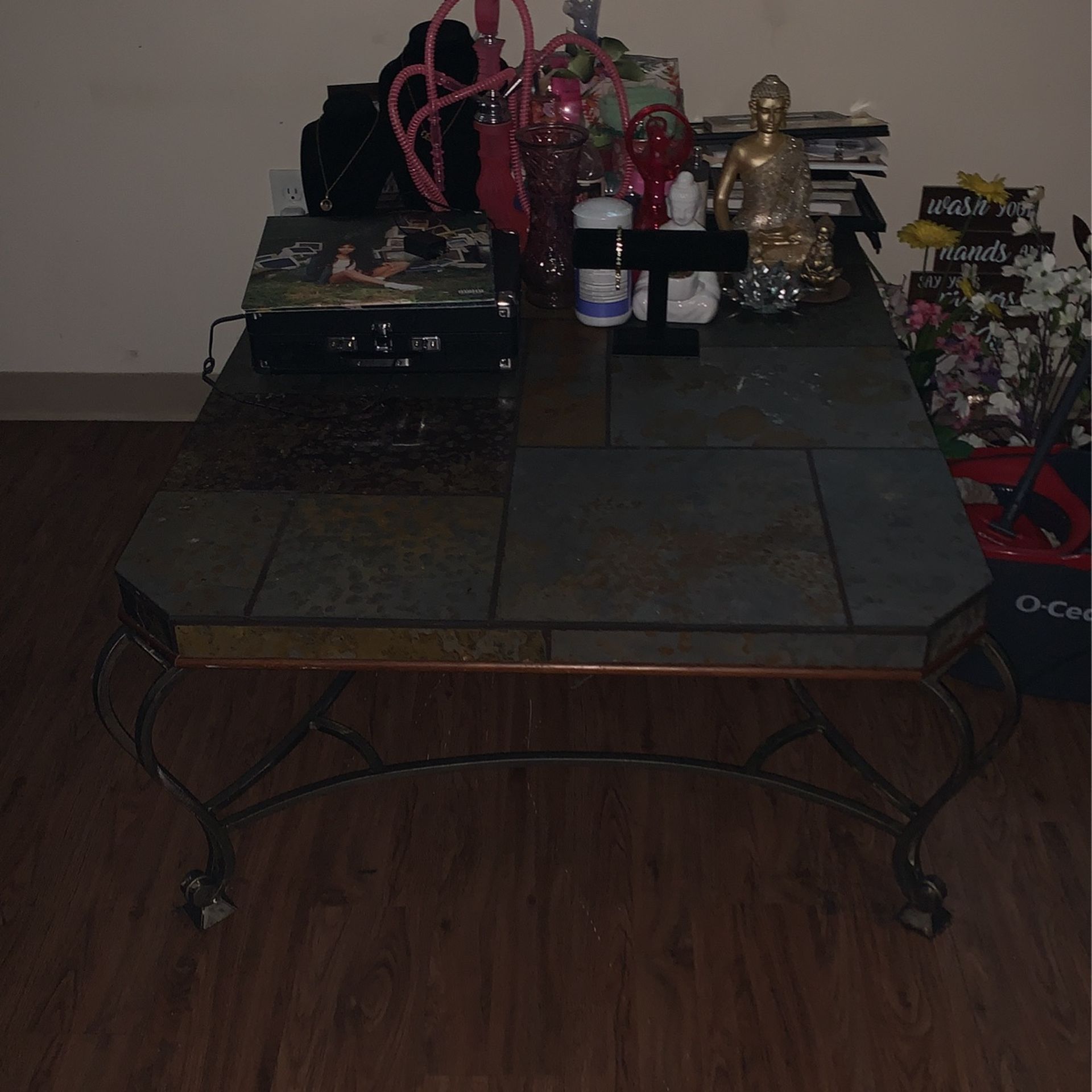 Table and couch