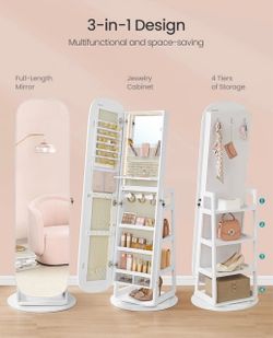 Mirror Jewelery Holder