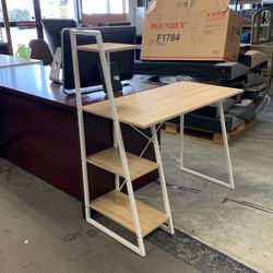 Desk With Shelves 