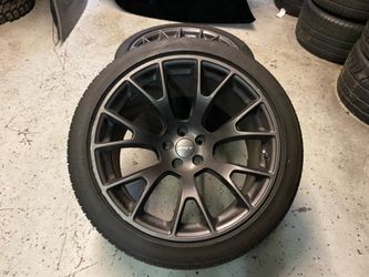 Two charger widebody rims
